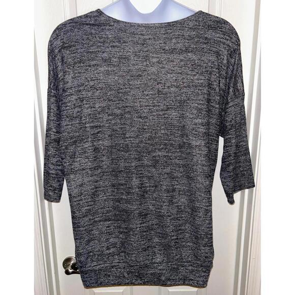 Torrid Super Soft Plush 3/4 Sleeve V Neck Top Sz 1 - Picture 3 of 5